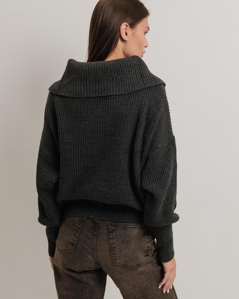 Кофта с молнией Rimas 11400 серая