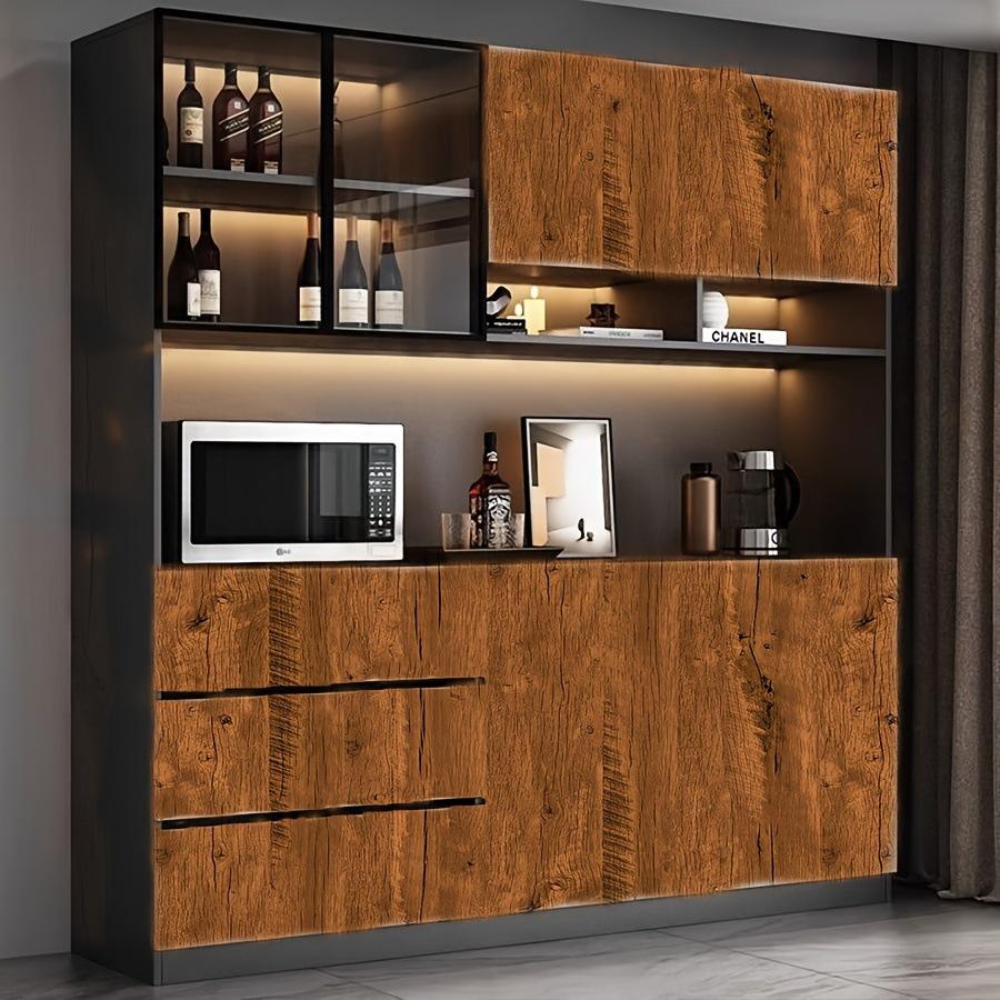 Vinyl Self Adhesive Waterproof Wallpaper for Furniture and Table Renovation Pvc Peel and Stick Removable Wood Grain Stickers