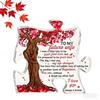2D Flat Acrylic Love Desktop Decoration, Valentines Day Gift, Suitable for Wall Decoration, Porch, Room, Villa, Accents Home, Hallway, or Workplace -