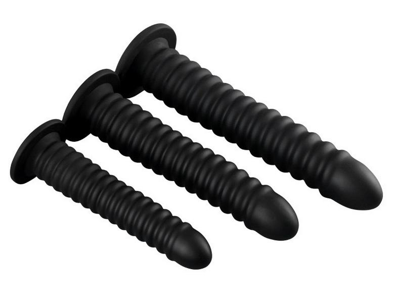 A191 Silikonowy Analny Korek z Długim Gwintem do Użytku Zewnętrznego - Miękka Zabawka SM dla Mężczyzn i Kobiet