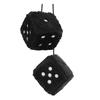 2pcs Plush Dice Toys Velvet Pendants Car Hanger With Suckers Stress Relief Squeeze Cube Fluffy Stuffed Decoration Eid Amagi