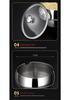 304 Stainless Steel Seasoning Jar Set with Lids & Spoons for Salt and Pepper