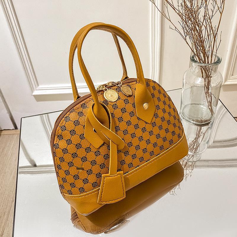 Korean-Style Floral Shell Handbag - 2021 Fashion for Women