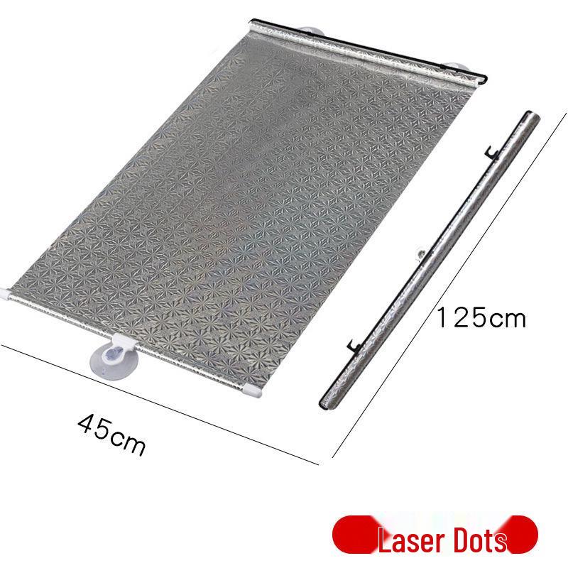 Automatic Retractable Car Windshield Sunshade and Heat Insulation Curtain