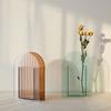 Acrylic Vase 3D Geometry Acrylic Flower Pot Unique Tabletop Decoration Plant Flower Container Home Office Wedding Centerpiece