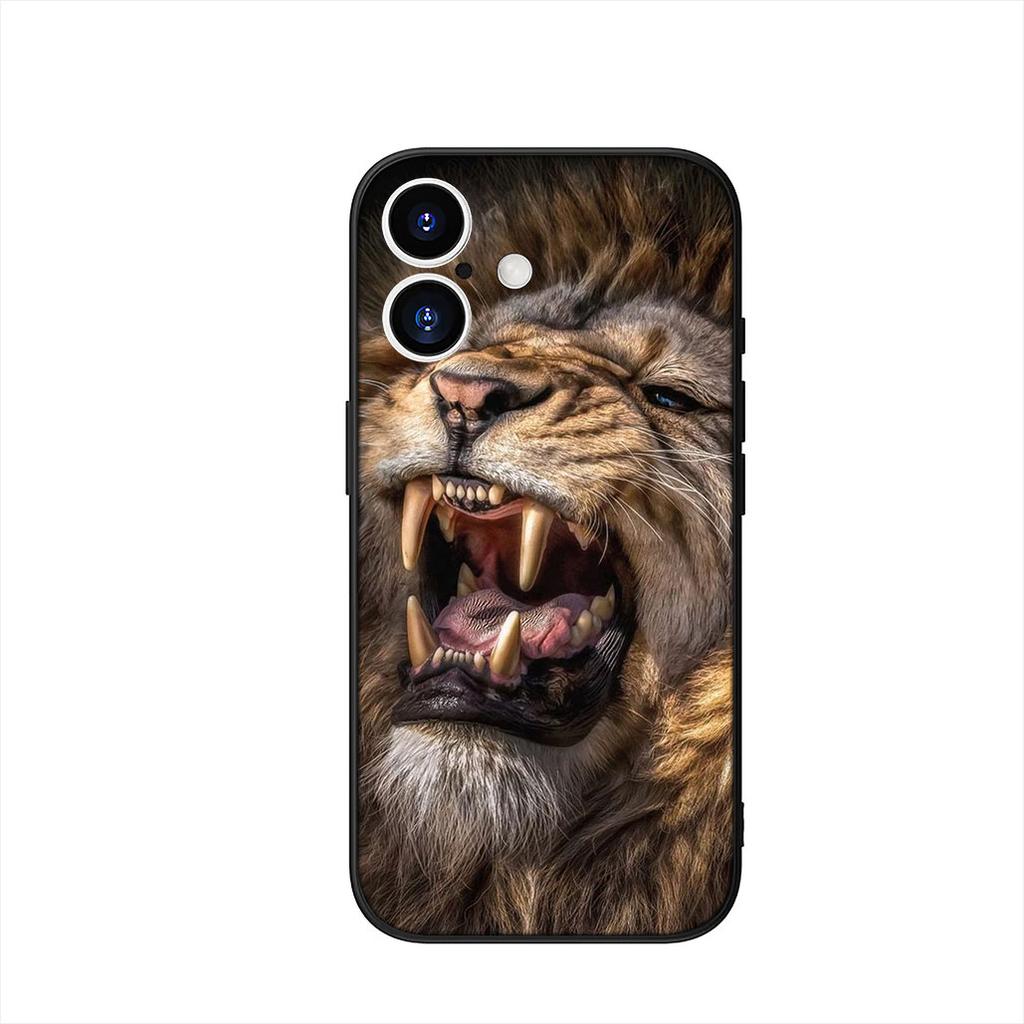 Cover for Motorola Moto G04 G13 G14 G45 G22 G23 G20 G32 G34 G35 G64 G82 G84 G53 G60 G72 E14 E15 E13 E22 E20 Case Lion Art Animal