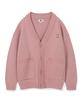 Wacky Willy Basic V-Neck Cardigan Pink