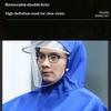 Motorcycle-Specific Full-Coverage Raincoat Double Size Made Of High-Quality Pvc Material With Waterproof Panels Ensures