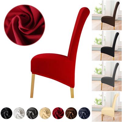Elastic Velvet Chair Cover Soild Seat Case Seat Stretch Protector Covering