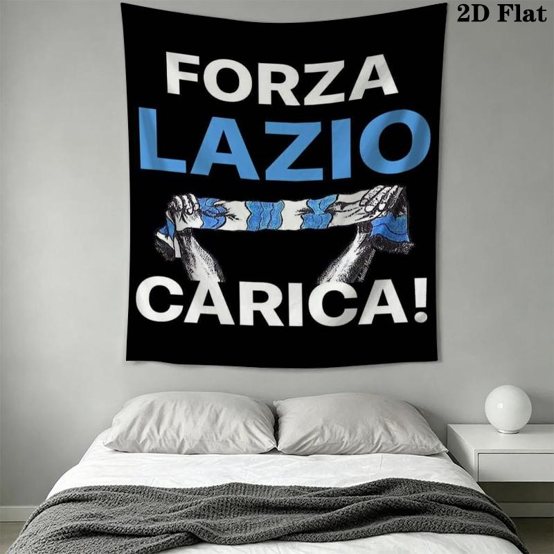 Lazio Wall Tapestry Aesthetic Wall Hanging Printed Fabric Blanket Decorative Tapestries for Bedroom Living Room Home Decor
