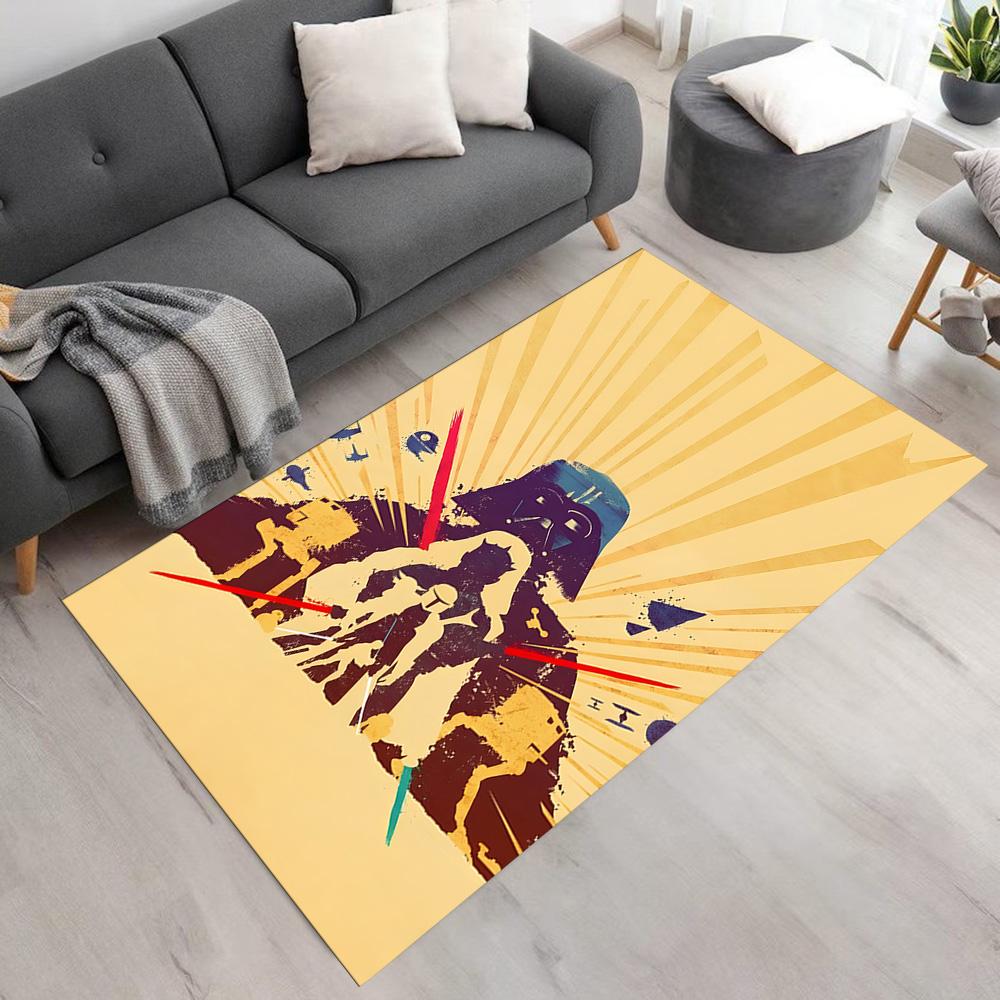 Star Wars Carpet Suitable for Foyer Playrooms Decorate Room Study Room Anti-slip Rug Anime Office Decor Perfect Gift for Women Men