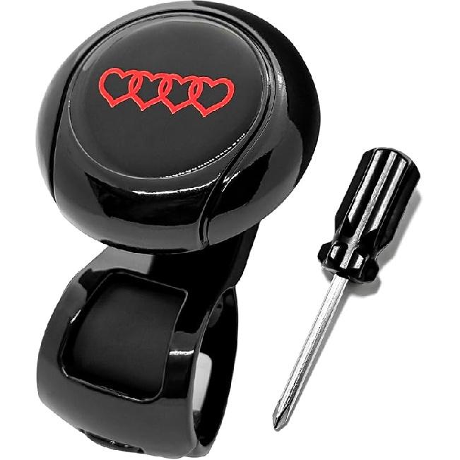 Cute Footprint - Steering Wheel Knob Spinner, Universal Non-Slip - Fit For Cars, Trucks, Boats Rv Bus Tractor & More