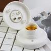 2/6/10PCS PC E27 Screw Cap Socket White Ceiling Light Lamp Bulb Fixing Base Stand Light Bulb Holder Spiral LED Bulb Base