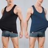 Men's Plus Size Pure Cotton Sleeveless Vest - Summer Base Layer Fitness Top