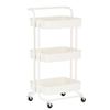 Hairdressing Trolley Cosmetic Spa For Salon Shelves Mobile Shelf On Wheels For Salon White