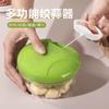Multi-function Manual Garlic Press Is Perfect for Pounding Garlic, Cutting Vegetables, and Grinding Meat. A Must-have for Any Kitchen!