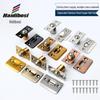 Adjustable Pure Copper Door Catch – Stainless Steel Invisible Ball Latch for Room and KTV Doors