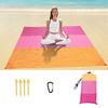 Oversized Beach Towel Mat Sand Free Beach Wind Proof Waterproof Picnic Blankets Beach Mat Oversized Pocket Picnic 4 Anchor