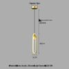 Lustre Moderne Minimaliste NuFeng avec Pendentif Ovale Doré