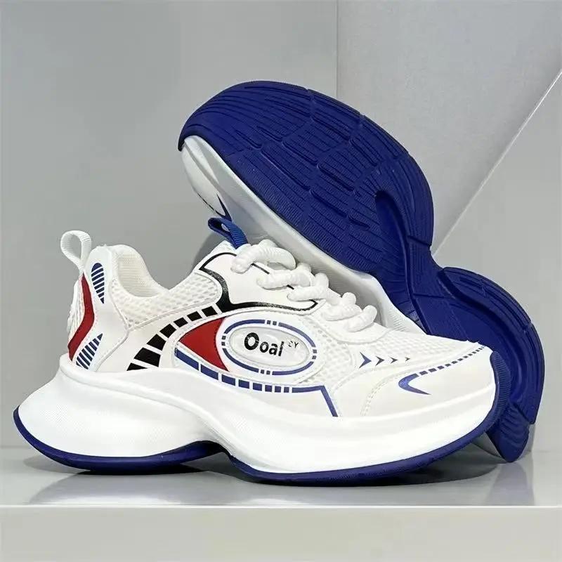 Trendy Mesh Sportschoenen Heren Dikke Zool Papa Schoenen Retro Mode Casual Veelzijdig Coole Stijl Herenschoenen Ademend