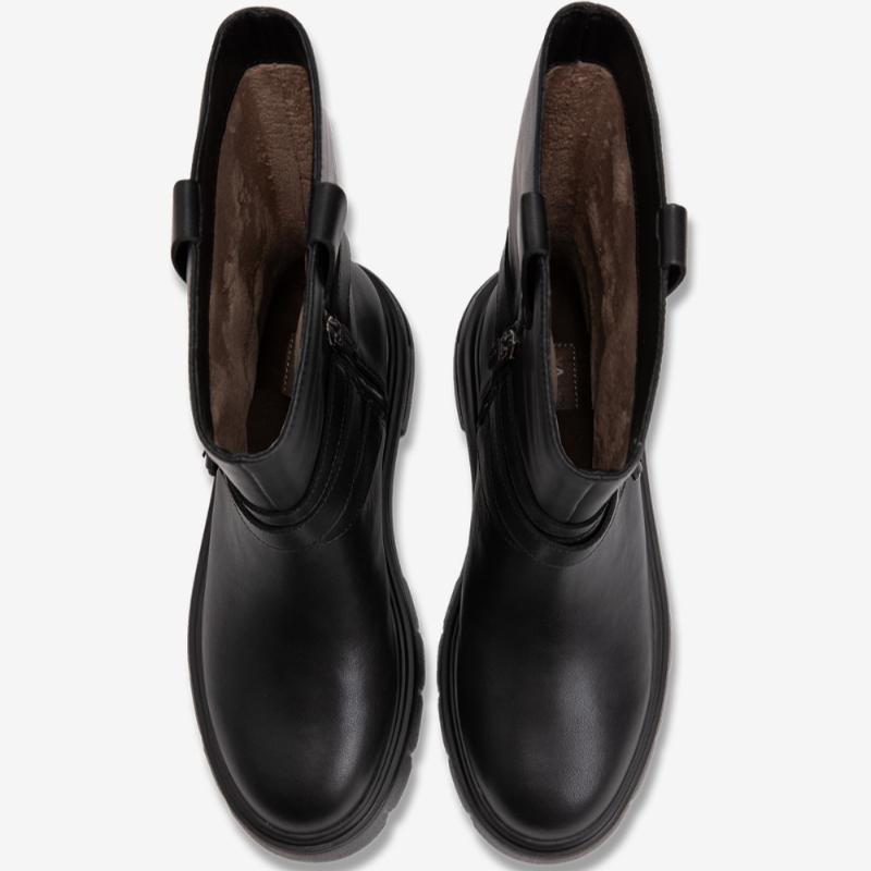 Young Age Women Half Boots Black