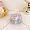 Chinese Style Girl Princess Butterfly Pearl Handbag With Chain Crossbody For Kids Fashion Accessories