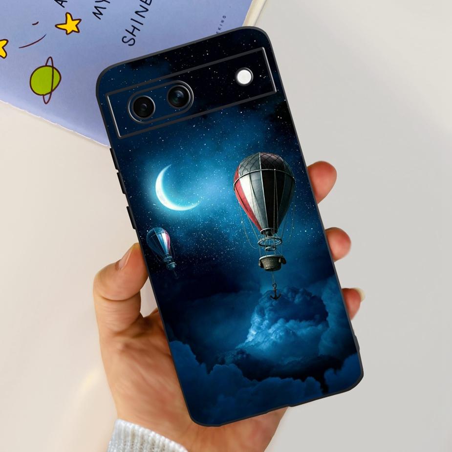 For Google Pixel 8A Case Pixel8 Pro Cute Cat Flower Painted Cover Silicone Phone Case For Google Pixel 8 Pro Pixel8A Soft Fundas
