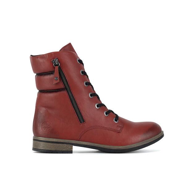 Rieker 72212-35 Red Ankle Boots