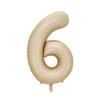32/40inch Cream Caramel Color 1-9 Number Balloon Happy Birthday Party Decoration Balls Baby 1 2 3 Years Birthday Party Supplies