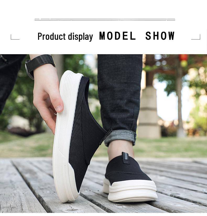 2026 Men's Breathable Mesh Half Slippers - Trendy, Versatile, Closed-Toe Design for Youth