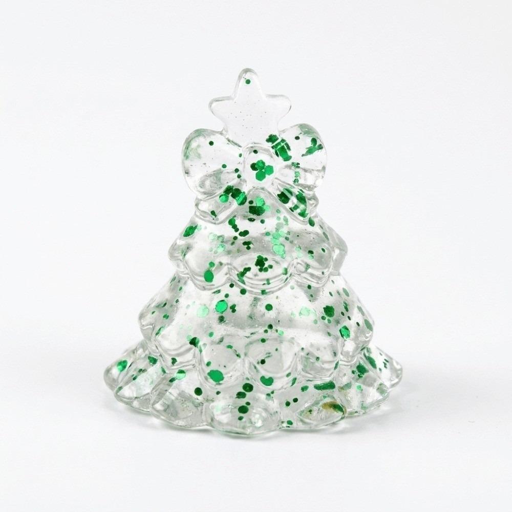 Glitte Christmas Tree Squishy Toy Transparent Slow Rising Squeeze Toy Xmas Decoration
