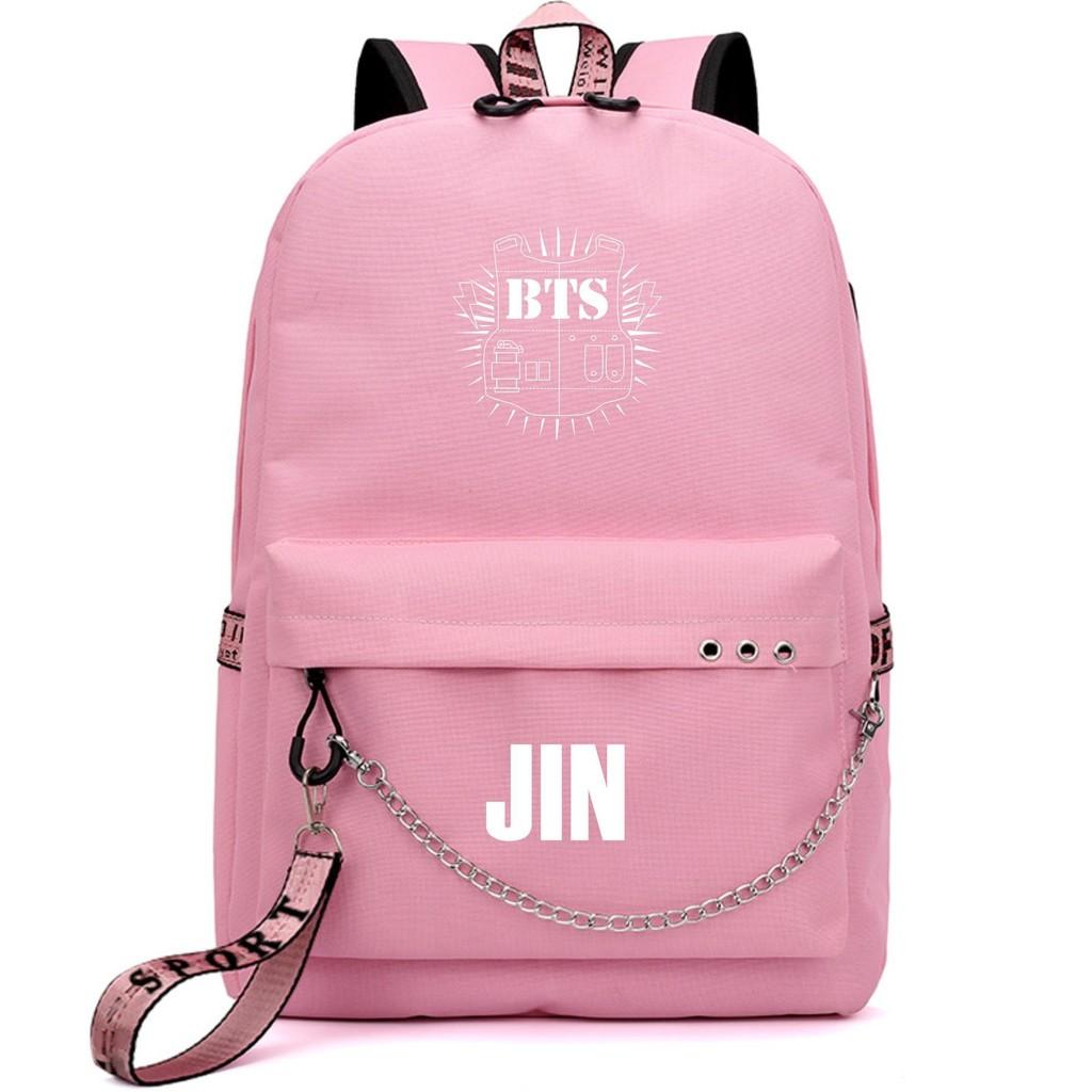 Kpop Bangtan Boys Bts Backpack Usb Charging School Bags Rucksack Bags Travel