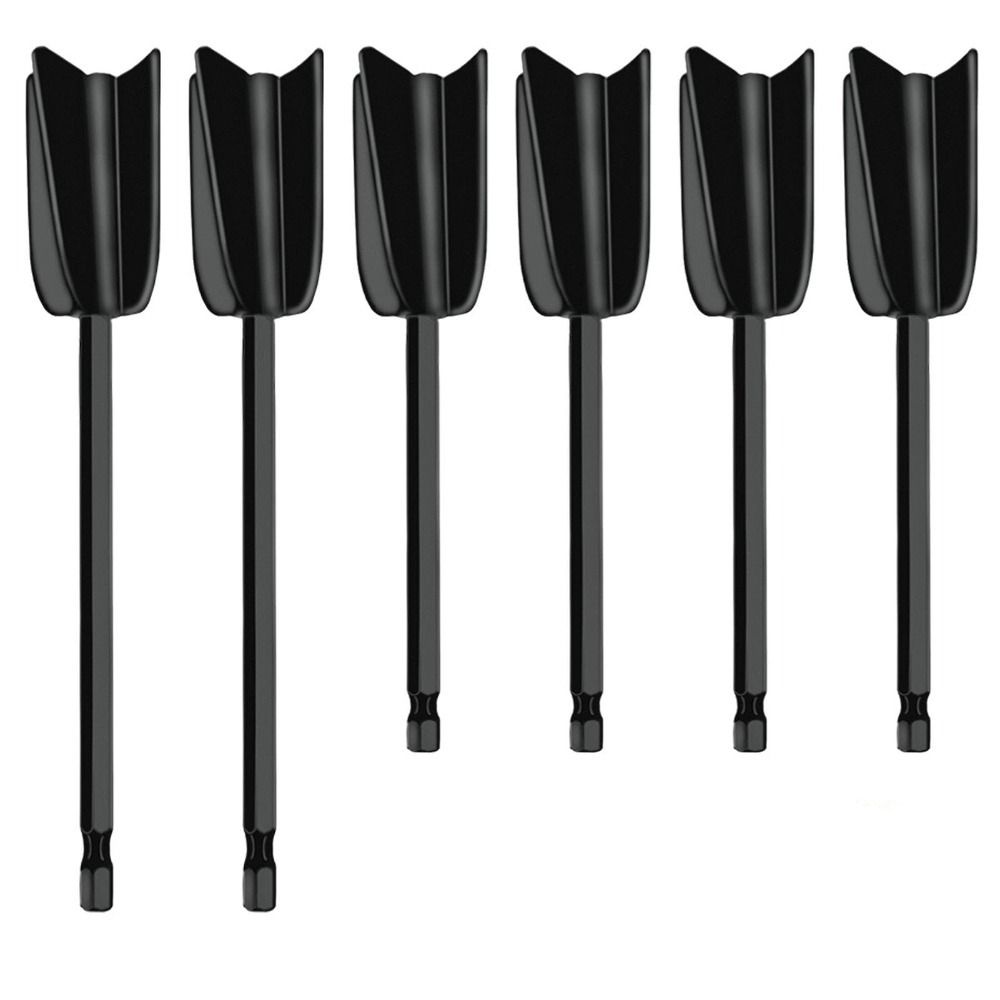 Black Drill Mixer Attachment ABS Mixing Paint Stirrer Attachment Epoxy Resin Mixing Paddle  Worker