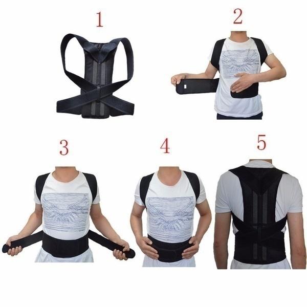 Adult Back with Men and Women Back Correction Band with Support Plate Kyphosis Correction Band Protect the back and waist