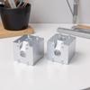 Single Piece of Aluminum Cube Corner Connector, Model 2020 3030, Fastener for Aluminum Profiles.