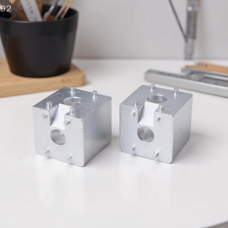 Single Piece of Aluminum Cube Corner Connector, Model 2020 3030, Fastener for Aluminum Profiles.