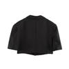 European and American style, new women's clothing, fashionable, casual and fashionable, ultra-short loose suit top