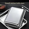 304 Stainless Steel Rectangular Serving Tray