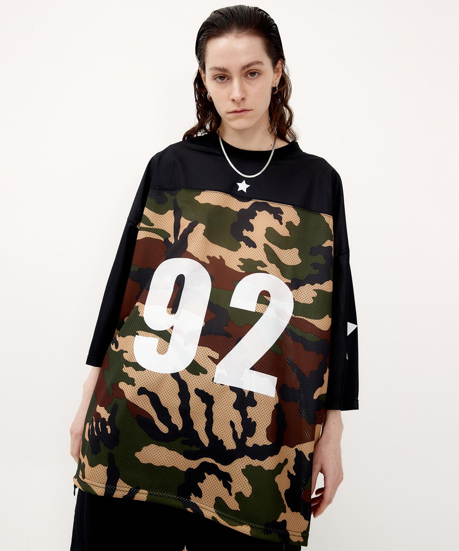 Kime Camo Football T-Shirt (Black) Blue
