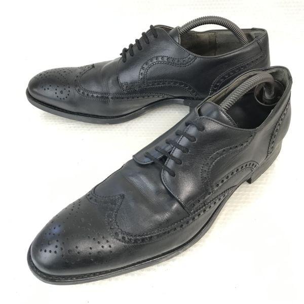 

Lloyd Made in Germany Premium Model Leather Wingtip Dress Shoes Size 9F 43 27.5cm Black
