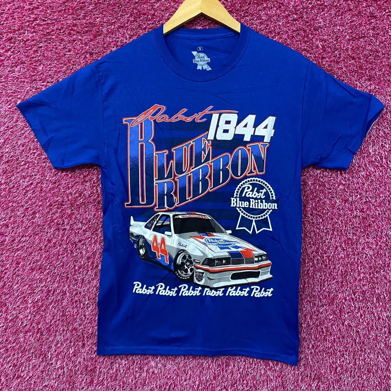 Pabst Blue Ribbon Racing 1844 Promo T-Shirt Small S