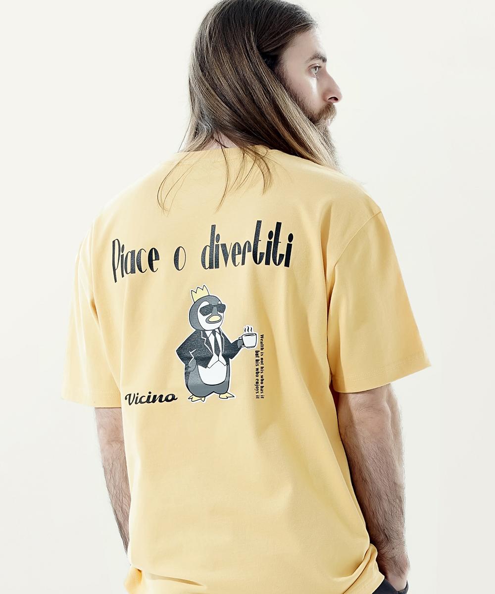 Gakkai Unions Piacere Short Sleeve T-Shirt Yellow Yellow/L