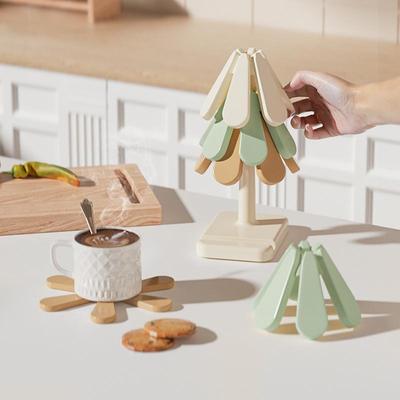 Luxury Silicone Anti-Scald Tree Placemat for Kids - High-Temp Resistant Table and Bowl Mat