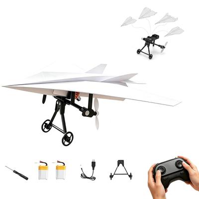 Remote Control Paper Plane Electric Power Model Aviation Model Science and Education the Aircraft Needs To DIY by Itself] Remote Control Power Compon
