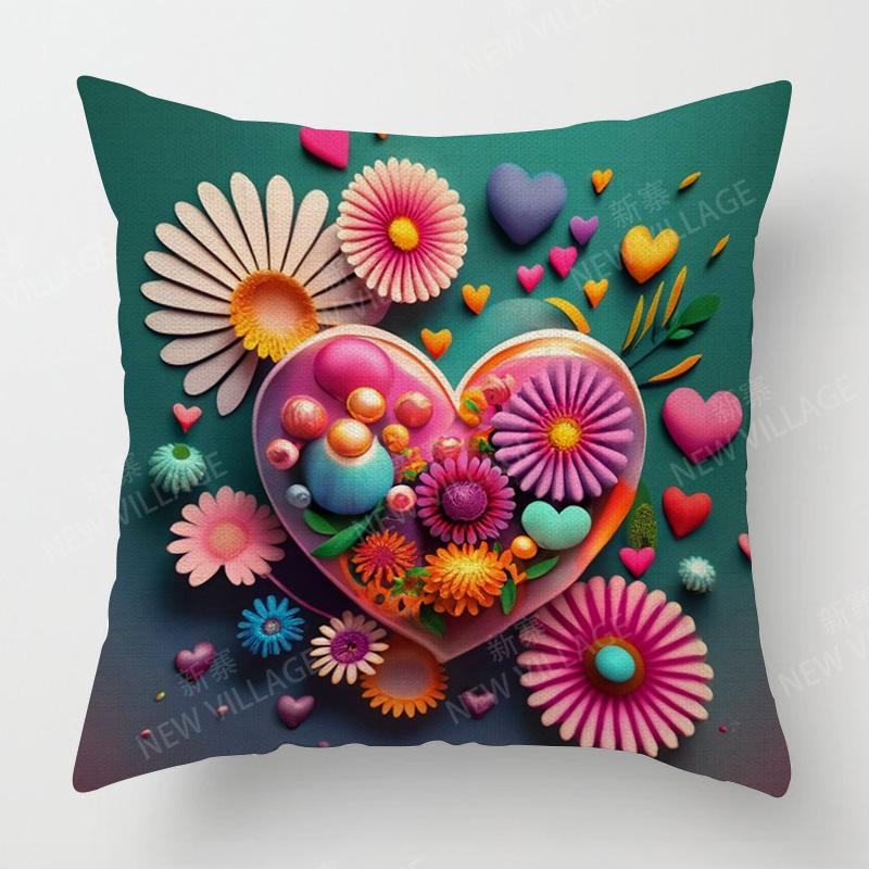 Tropical plant pattern cushion set bedroom cafe decor ins style living room sofa pillow set Throw pillowcase 40x40cm 45x45cm