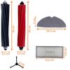 Accessory Pack for Roborock S8 PRO ULTRA - Filter/Mop/Side Brush/Phonillico® Extractor Roller