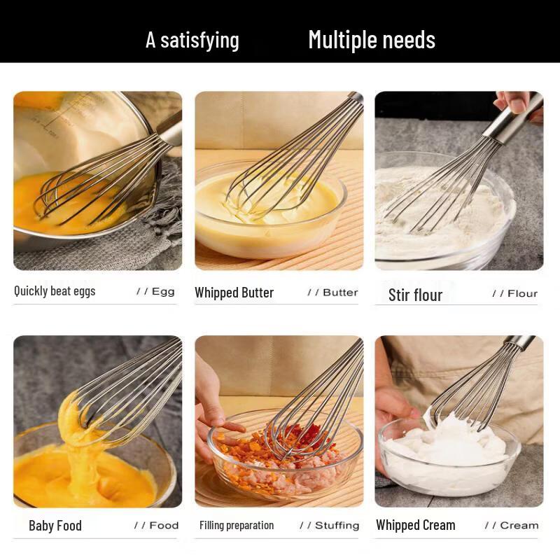 Yunduo Stainless Steel Handheld Egg Whisk
