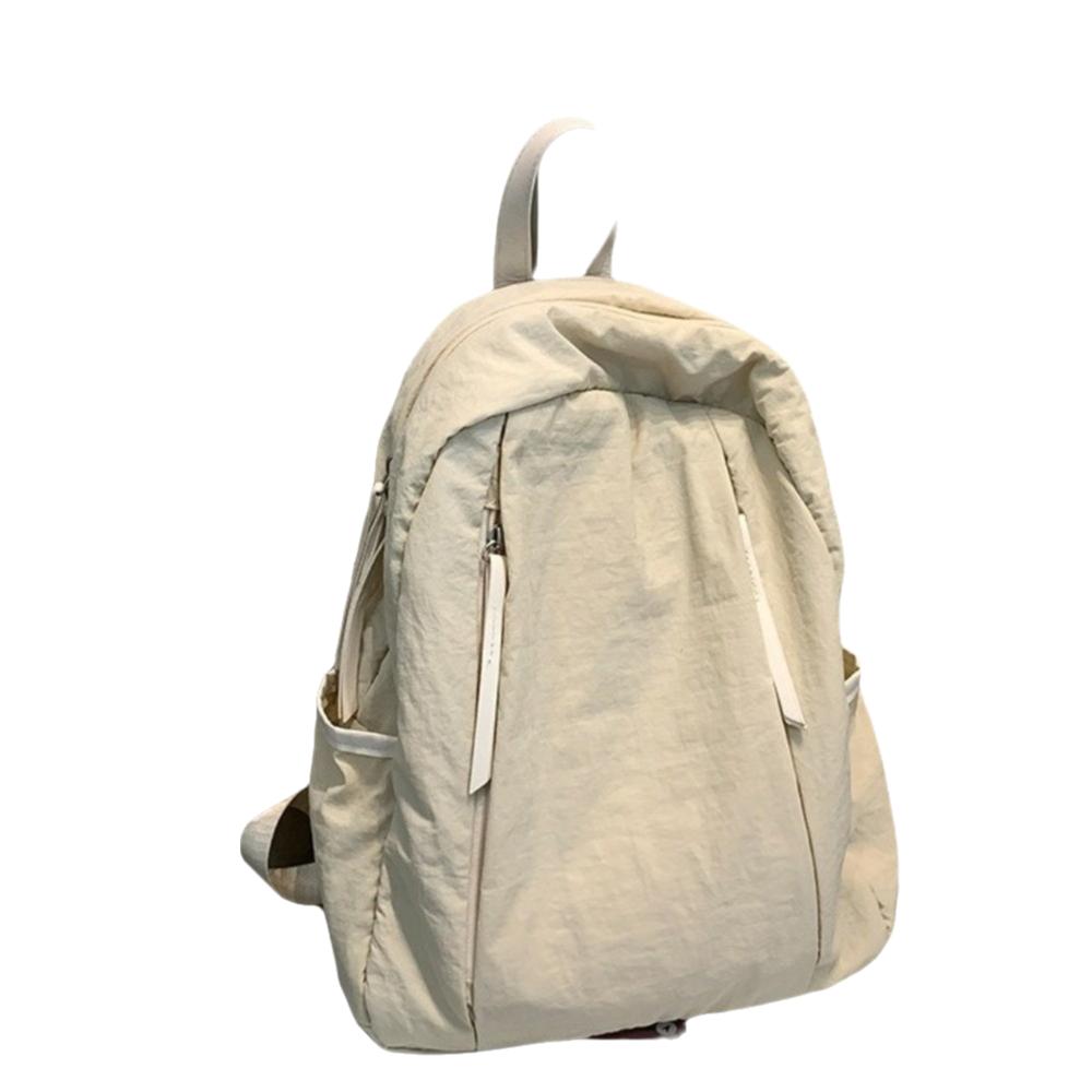 

Легкий дорожный рюкзак однотонный школьный рюкзак для студентов простой нейлоновый рюкзак женский