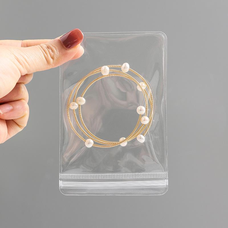 20 Anti-Oxidation Jewelry Bags: Thickened PVC, Transparent Storage for Earrings, Studs, Necklaces, and Bracelets