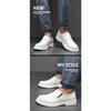 New white small leather shoes men's fashion British casual shoes spring and summer men's business suit white shoes